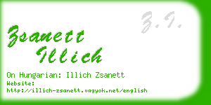 zsanett illich business card